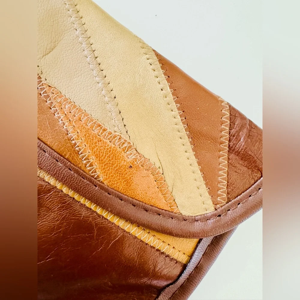 Vintage patchwork genuine